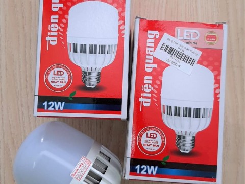 Bóng led bulp 12W ĐQ ánh sáng trắng-66.990đ